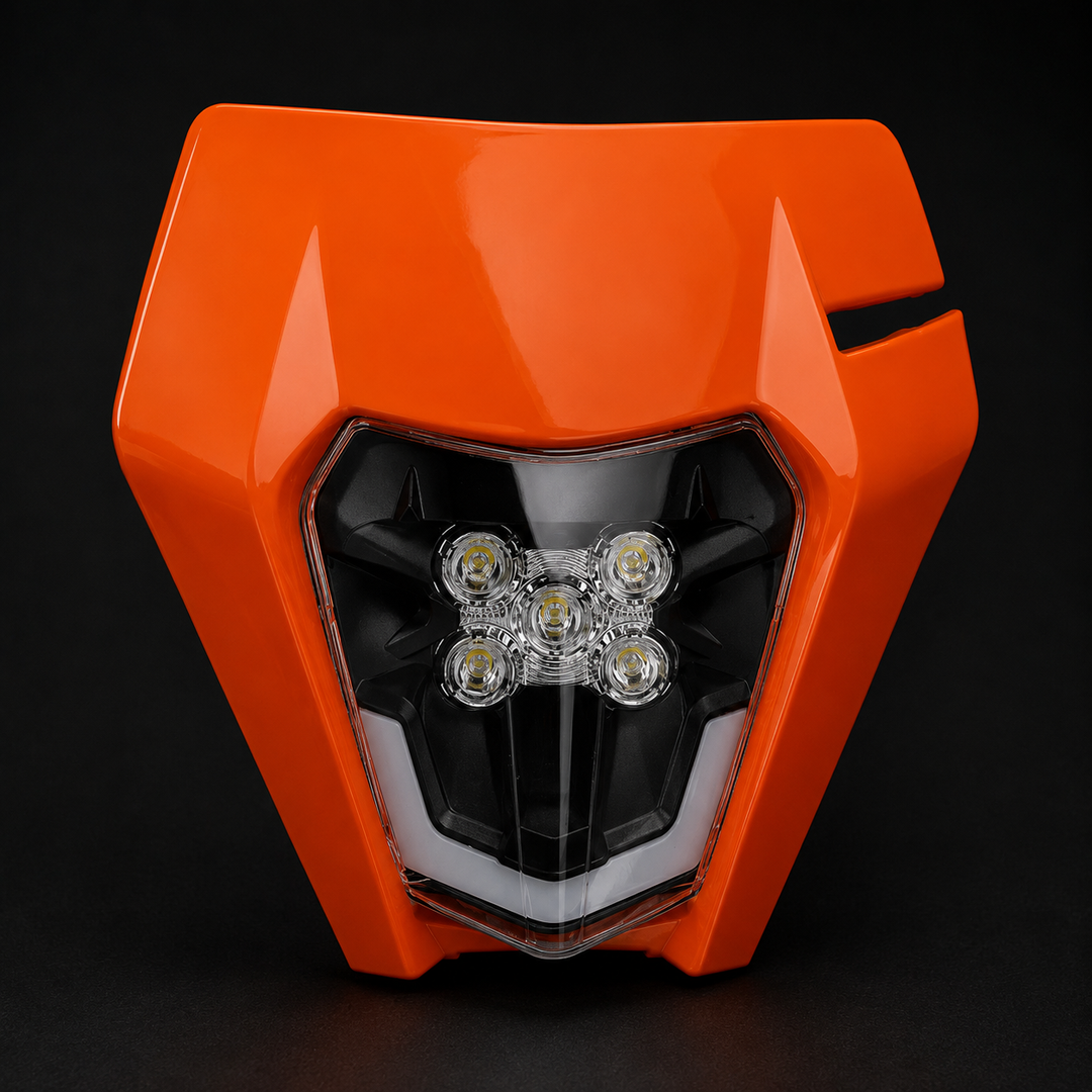 Road Headlight - KTM Motard LED high beam / low beam
